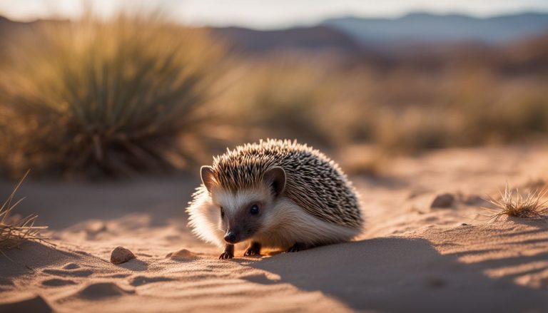unusual pet hedgehog