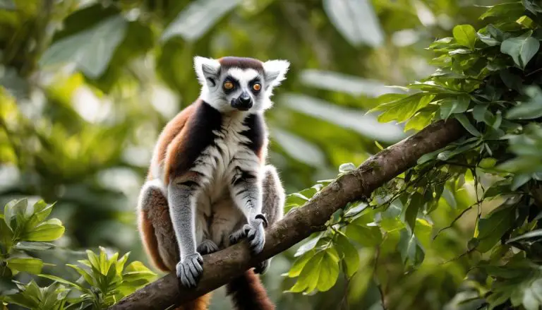 Unusual pet lemur