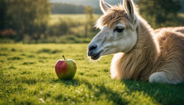Can Llamas eat Apples?